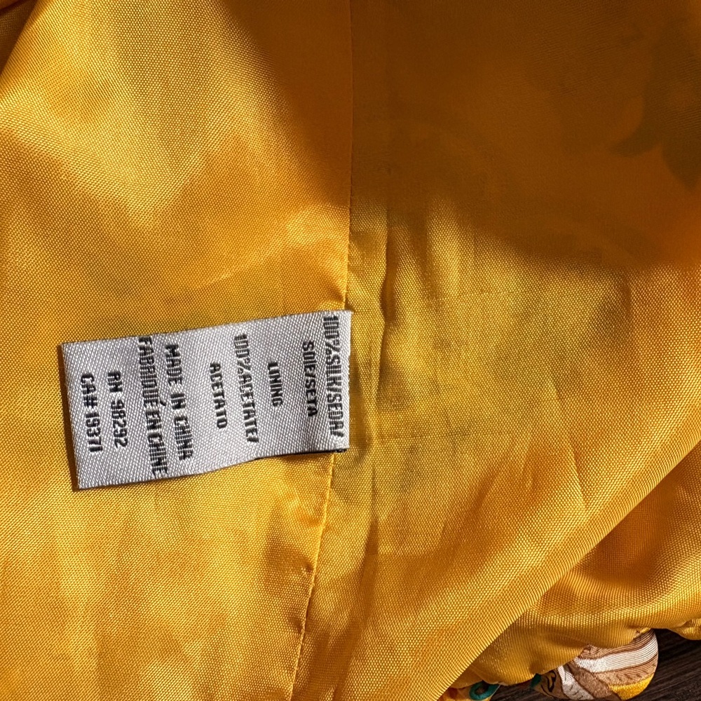 Tibi Strapless Dress in Yellow Paisley - Picture 7 of 7